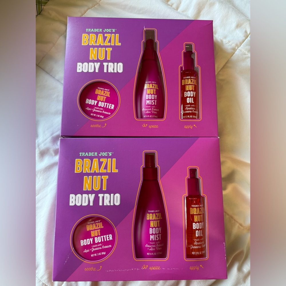 Trader Joe’s Brazil Nut Body Trio - 2 sets